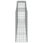 Arched Gabion Basket 400x50x120/140 cm Galvanised Iron 153536