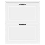 Wall-Mounted Shoe Cabinet UTRECHT 71 x 17 x 86 cm White 897735