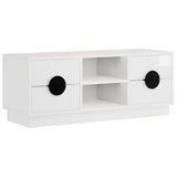 TV Cabinet VENRAY 101 x 36.5 x 40 cm High Gloss White 8019923
