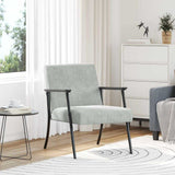 Armchair Light Grey 59 x 75 x 78 cm Velvet 42017679
