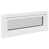 Basement Window RISOR 100x40 cm Tilt 3 Glazing White 4108380