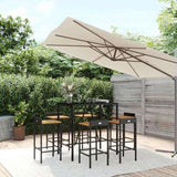 Garden Bar Set Black 3187678