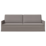 3 Seater Sofa Taupe 220 x 81 x 82 cm Fabric 42041145