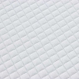 Mattress Topper White 120 x 200 x 5 cm Jaquard Fabric 4106225