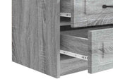 Bedside Cabinet 2 pcs Grey Sonoma 43 x 34.5 x 44.5 cm 895688