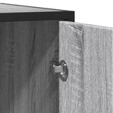 Sideboard Grey Sonoma 134x35x76 cm Engineered Wood 3300818