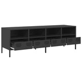 TV Cabinet Black 135x39x43.5 cm Cold-rolled Steel 851328