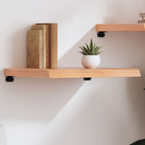 Wall Shelf Light Brown 60x60x cm Treated Solid Wood Oak 363655