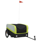 Bike Trailer Black and Green 45 kg Iron 94053