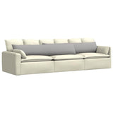 Sofa Pillows 2 pcs Cloud Grey 200 x 40 cm Fabric 42013881