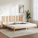 Bed Frame without Mattress 200x200 cm Solid Wood Pine 3105620