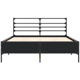 Bed Frame without Mattress Black 120x190 cm Small Double 3280067