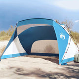 Beach Tent Azure Blue 274x178x170/148 cm 185T Polyester 94403