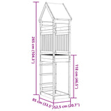 Play Tower Brown 52.5 x 85 x 265 cm Solid Impregnated Wood 3417186