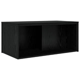 Coffee Table Set 2 pcs Black Oak Engineered Wood 8000261