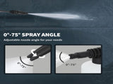 1800W High Pressure Washer, 150 Bar Pressure, 420 L/h Flow, Portable Power Washer Jet Wash Cleaner T3398P328011
