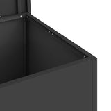Outdoor Storage Box Black 80 x 50.5 x 50 cm Steel 874567
