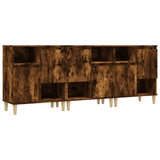 Sideboards 3 pcs Smoked Oak 60x35x70 cm Engineered Wood 3185740