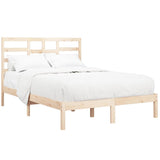 Bed Frame without Mattress Solid Wood 150x200 cm King Size King Size 3105800