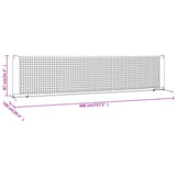 ZNTS Tennis Net Black and Red 400x100x87 cm Polyester 93757