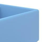 Luxury Basin Overflow Square Matt Light Blue 41x41 cm Ceramic 146945