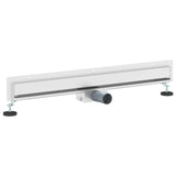 Wall Mounted Shower Drain Silver 80 cm Stainless Steel 304 42015994
