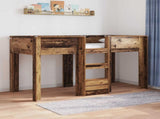 Bunk Bed for Kids Old Wood 75 x 190 cm Engineered wood 3410473