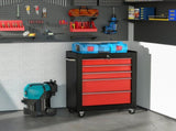 5-Drawer Tool Chest, Lockable Steel Tool Storage Cabinet with Wheels and Handle Tool Box for Garage, T3398P344243