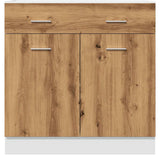 Drawer Bottom Cabinet Lyon Artisan Oak 80x46x81.5 cm Engineered Wood 856093