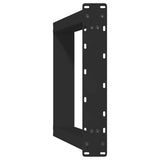 Dining Table Legs U-Shaped 2 pcs Black 60x cm Steel 4012788