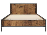 Bed Frame with Headboard Old Wood 80 x 200 cm Engineered Wood 8009109