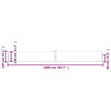 Retractable Side Awning Red 140x1000 cm 318029