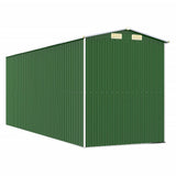 Garden Shed Green 192x523x223 cm Galvanised Steel 3147431