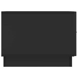Coffee Table with Drawer Black 49 x 50 x 37 cm Engineered Wood 895426