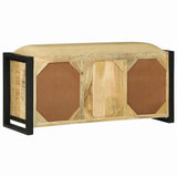 Bench Cabinet Brown 100 x 35 x 50 cm Solid Mango wood 4013617