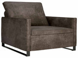 Sofa Set 2 pcs Dark Grey Faux Suede Fabric 3433128