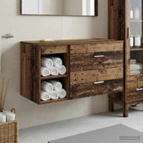 Bathroom Furniture Set 2 pcs Old Wood Engineered Wood 3403942