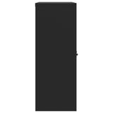 File Cabinet Black 90x40x105 cm Steel 339738