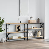 Console Table Sonoma Oak 180x29x76.5 cm Engineered Wood 835475