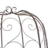 Garden Bench Antique Brown Wrought iron 95 cm Tough 45433