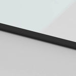 Sliding Door with Hardware Set Black 90x205 cm Tempered Glass 3375878