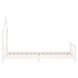 Kids Bed Frame White 80x200 cm Solid Wood Pine 834565
