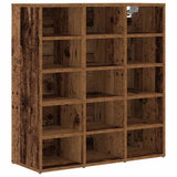 Shoe Cabinet Old Wood 77.5 x 30 x 83.5 cm Engineered Wood 875215