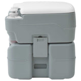 Camping Toilet Grey 41.5 x 36.5 x 42 cm Plastic 42001429