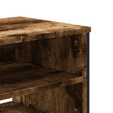 TV Cabinet Smoked Oak 180x34x41 cm Engineered Wood 848576
