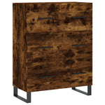 Highboard Smoked Oak 69.5x34x180 cm Engineered Wood 3195872