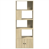 Bookcase Sonoma Oak 70x36x189 cm Engineered Wood 3295319