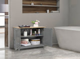 2 Hundred Page Doors MDF Spray Paint Bathroom Cabinet Gray 76520309