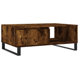 Coffee Table Smoked Oak 90x60x35 cm Engineered Wood 827073