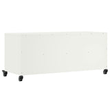 TV Cabinet White 100.5x39x43.5 cm Steel 846697